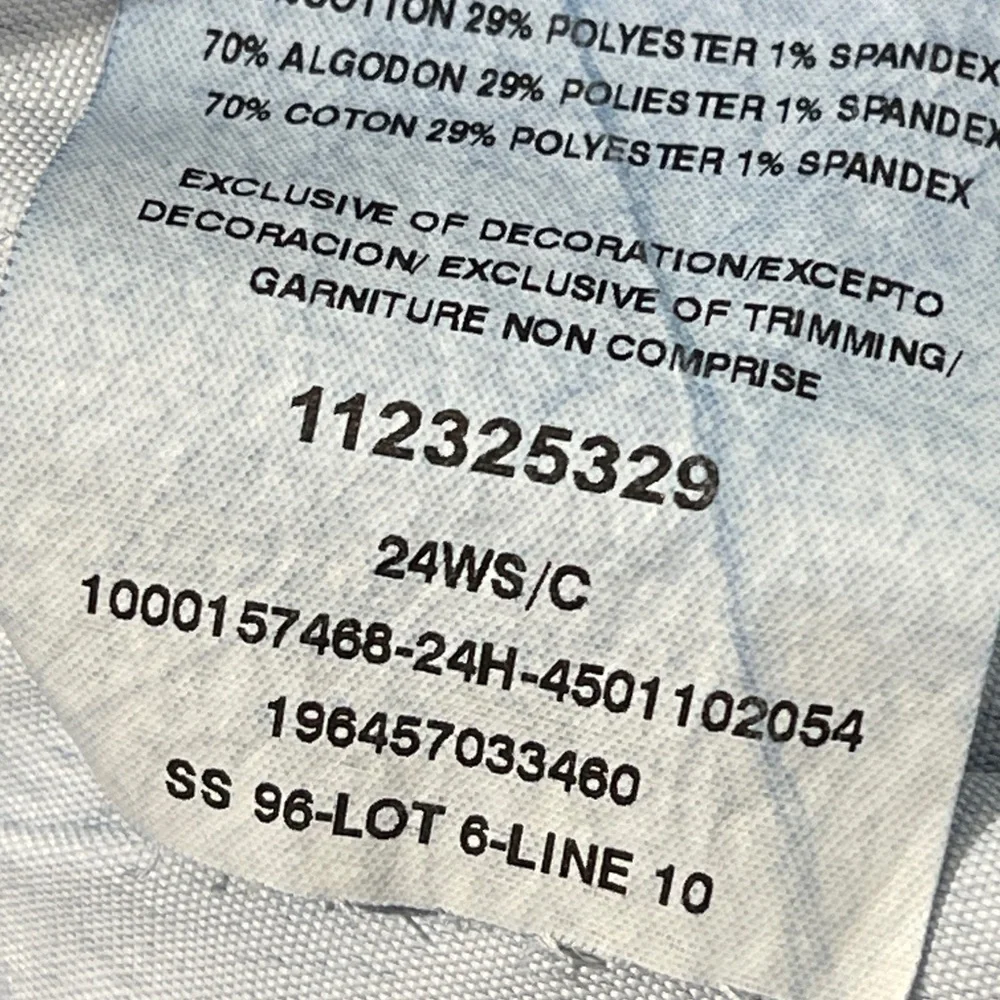 Lee Women's Blue Denim Ankle/Cropped Jeans with Yellow Logo Patch SIZE 24WS/C